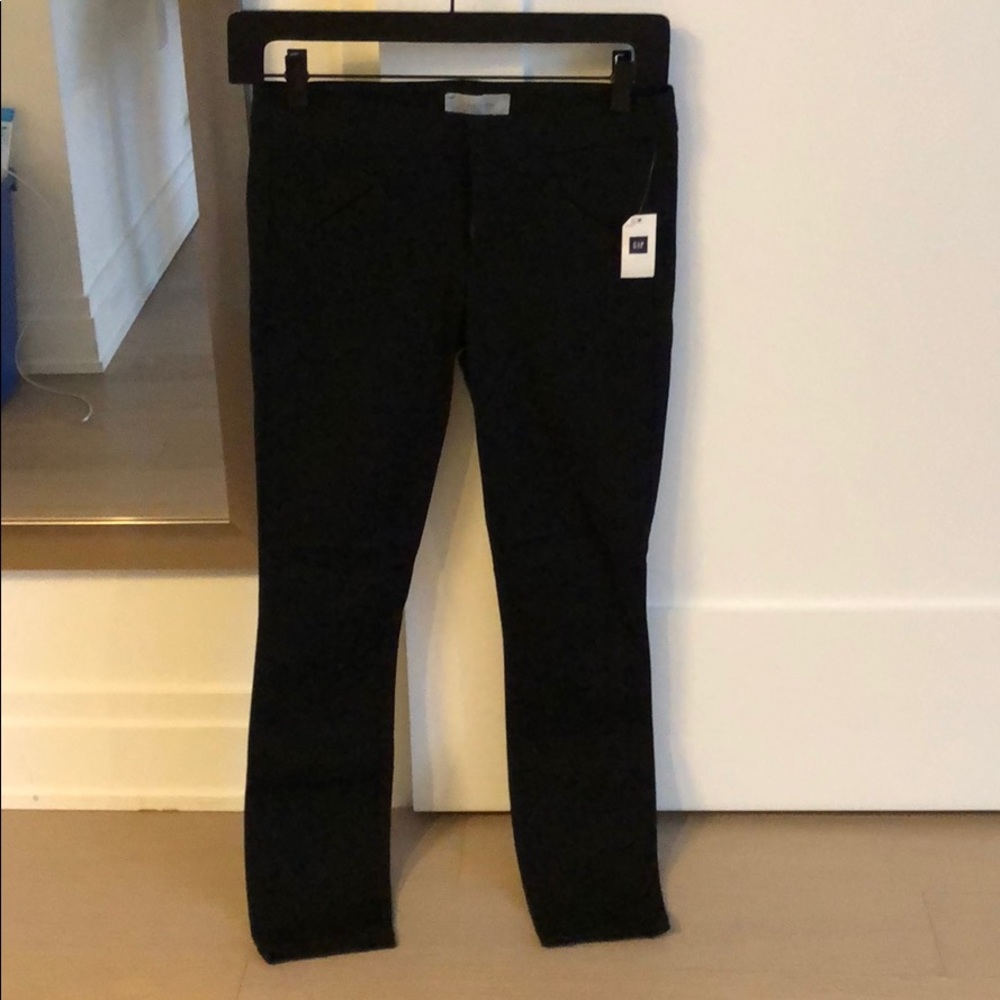 Skinny black cigarette pants by Gap